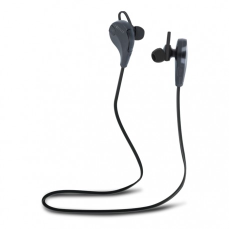 Cuffie auricolari SENZA FILI Bluetooth con microfono e tasti volume FOR bs-h100 NERE - 