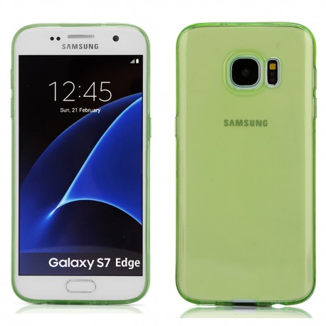 COVER MORBIDA PER  SAMSUNG S7 G930 ULTRASOFT Stileitaliano®  IN SILICONE VERDE - 