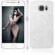 Cover damascata Samsung S5 G900 DAMASCO Stileitaliano® pizzo ricamata BIANCA - 