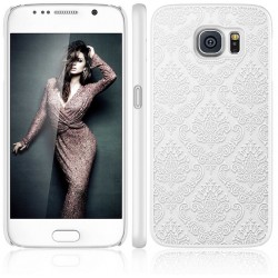Cover damascata Samsung S5 G900 DAMASCO Stileitaliano® pizzo ricamata BIANCA - 