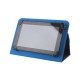 CUSTODIA  TABLET 7-8 POLLICI UNIVERSALE con GANCI angolari IN CONFEZIONE NERA - BLU - 