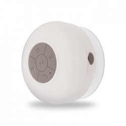 Cassa  Bluetooth BS-330 universale speaker da 3W Waterproof senza fili Bianca