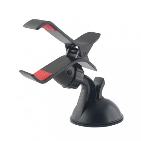 Supporto da auto universale a pinzetta per cellulari a ventosa corto SETTY - 
