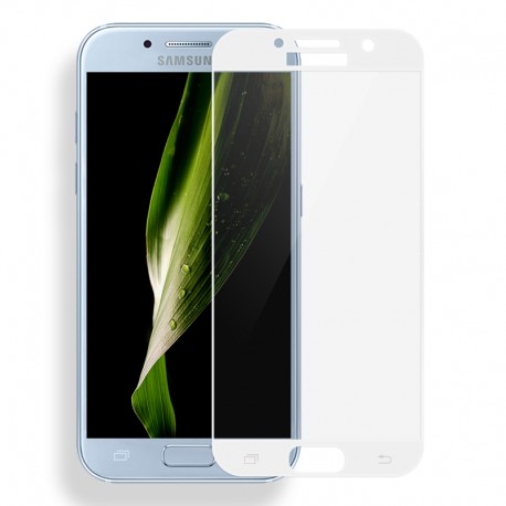 Pellicola Vetro Temperato 3D SAMSUNG A3 2017 A320 bordi TPU Stileitaliano®  BIANCO - 