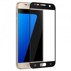Pellicola Vetro Temperato 3D SAMSUNG A5 2017 A520 bordi TPU Stileitaliano®  NERO