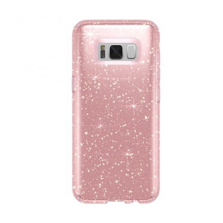 Cover morbida per Samsung S9 G960 serie GLITTER Stileitaliano® con brillantini ORO Rosa - 