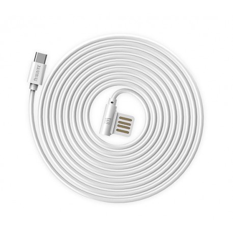 Cavo USB MICRO USB RC-075M 90 GRADI Universale Remax Bianco - 