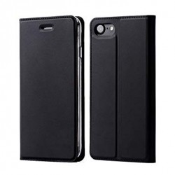 Cover per  Samsung J3 - J3 2016  serie Magnetic ECOPELLE Stileitaliano® Chiusura Magnetica flip a libro Nera