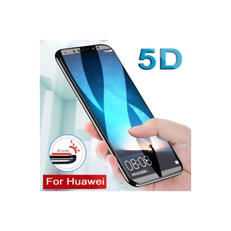 Pellicola 5D FULL  Huawei Y7 2018 Stileitaliano®  vetro Temperato  Copre i bordi  compatibile con cover - 