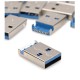 CONNETTORE SOCKET USB 3.0 MASCHIO ORIZZONTALE A SALDARE - 