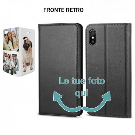 Base5 Samsung A3 2016 Fronte + Retro Cover flip sportellino personalizzata 