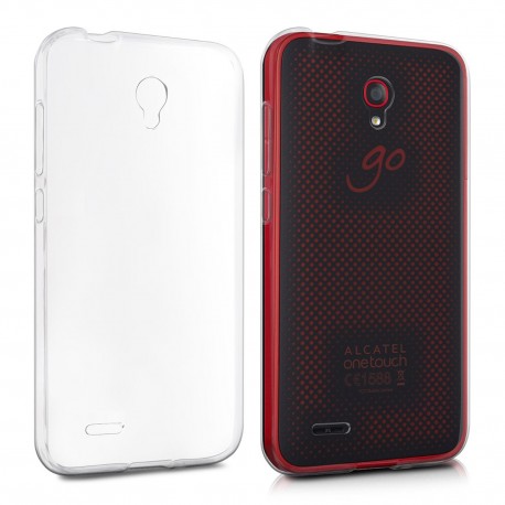 Cover Morbida per Alcatel Go Play Serie ULTRASOFT Stileitaliano® in TPU Trasparente