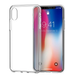Cover Morbida per iPhone X - XS Serie ULTRASOFT Stileitaliano in silicone TPU sottile Trasparente