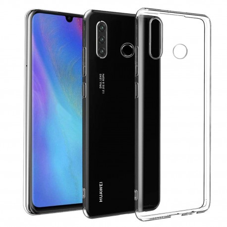 Cover Morbida per Huawei P30 Lite Serie ULTRASOFT Stileitaliano® in TPU Trasparente