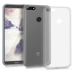 Cover Morbida per Huawei Y7 2018 - Y7 Prime 2018 Serie ULTRASOFT Stileitaliano in silicone TPU sottile Trasparente