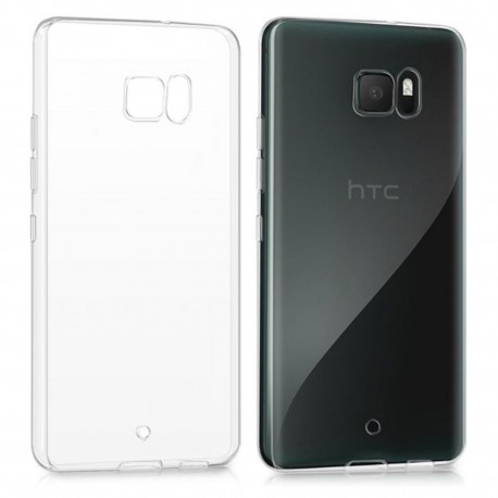 Cover Morbida per Htc U Ultra Serie ULTRASOFT Stileitaliano® in TPU Trasparente
