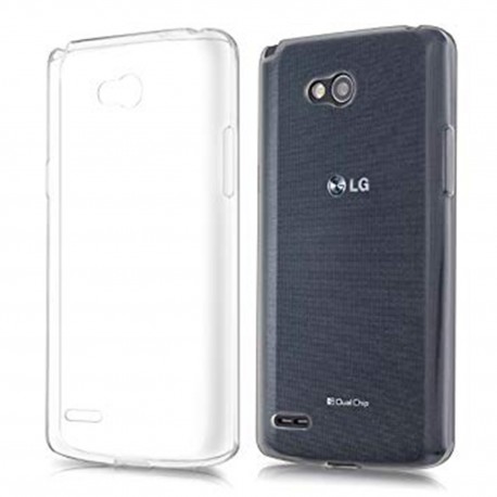 Cover Morbida per   LG L80 Serie ULTRASOFT Stileitaliano® in TPU Trasparente