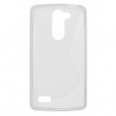 Cover Morbida per  LG L BELLO D331 Serie ULTRASOFT Stileitaliano® in TPU Trasparente