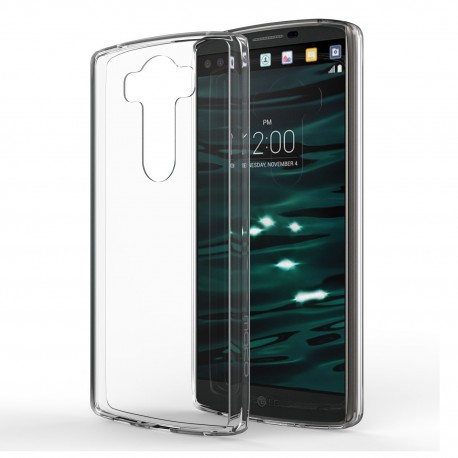 Cover Morbida per LG V10 Serie ULTRASOFT Stileitaliano® in TPU Trasparente