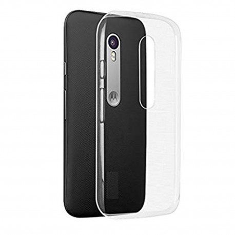 Cover Morbida per Moto X Play Serie ULTRASOFT Stileitaliano® in TPU Trasparente