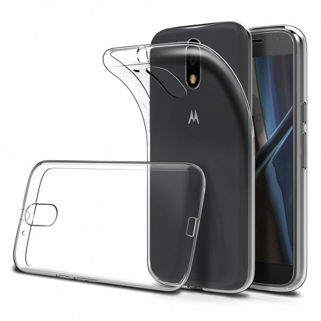 Cover Morbida per Moto G4 Serie ULTRASOFT Stileitaliano® in TPU Trasparente