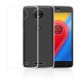 Cover Morbida per Motorola Moto C Serie ULTRASOFT Stileitaliano® in TPU Trasparente