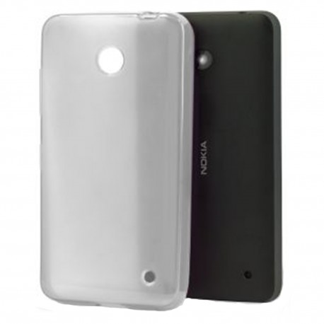 Cover Morbida per LUMIA 630 635  Nokia Serie ULTRASOFT Stileitaliano® in TPU Trasparente