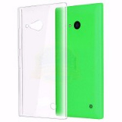 Cover Morbida per LUMIA 730 735 Nokia Serie ULTRASOFT Stileitaliano in silicone TPU sottile Trasparente
