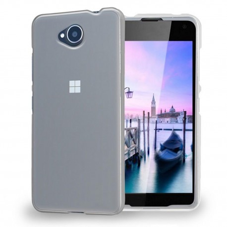 Cover Morbida per Nokia Lumia 650 Serie ULTRASOFT Stileitaliano® in TPU Trasparente