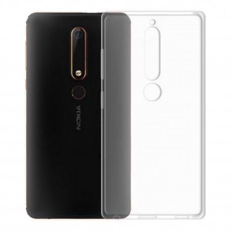 Cover Morbida per Nokia 6 Serie ULTRASOFT Stileitaliano® in TPU Trasparente