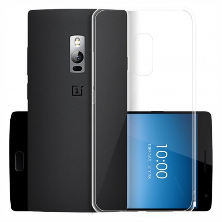 Cover Morbida per One Plus 2 Serie ULTRASOFT Stileitaliano® in TPU Trasparente