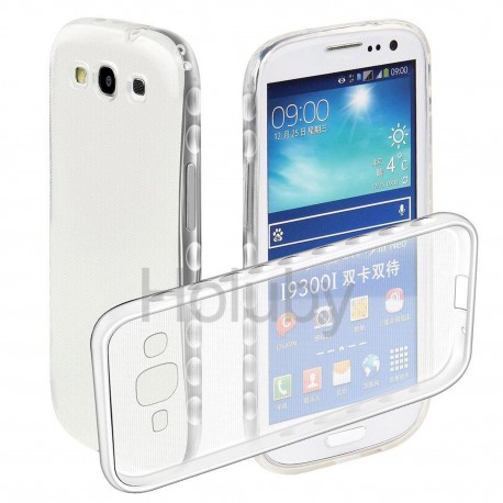 Cover Morbida per  S3 i9300 Serie ULTRASOFT Stileitaliano® in TPU Trasparente