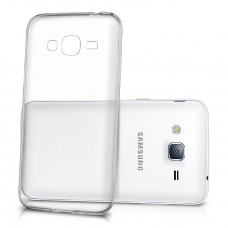 Cover Morbida per  Samsung J3 - J3 2016 Serie ULTRASOFT Stileitaliano® in TPU Trasparente