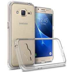 Cover Morbida per Samsung J2 2016 Serie ULTRASOFT Stileitaliano in silicone TPU sottile Trasparente