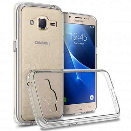 Cover Morbida per Samsung J2 2016 Serie ULTRASOFT Stileitaliano® in TPU Trasparente