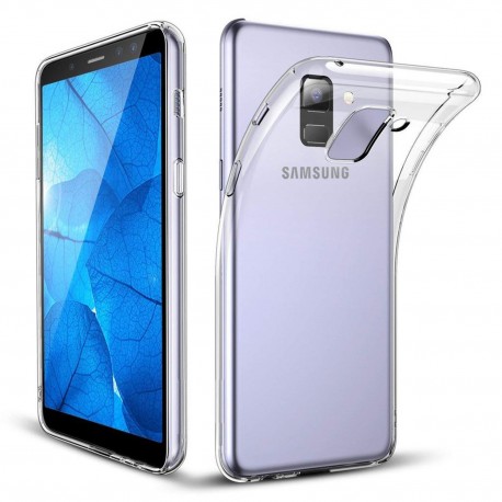 Cover Morbida per Samsung A8 2018 Serie ULTRASOFT Stileitaliano® in TPU Trasparente