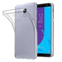 Cover Morbida per Samsung J6 2018 Serie ULTRASOFT Stileitaliano in silicone TPU sottile Trasparente