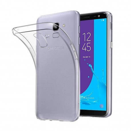 Cover Morbida per Samsung J4 2018 Plus Serie ULTRASOFT Stileitaliano® in TPU Trasparente