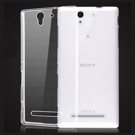 Cover Morbida per  Experia C3 Sony Serie ULTRASOFT Stileitaliano® in TPU Trasparente