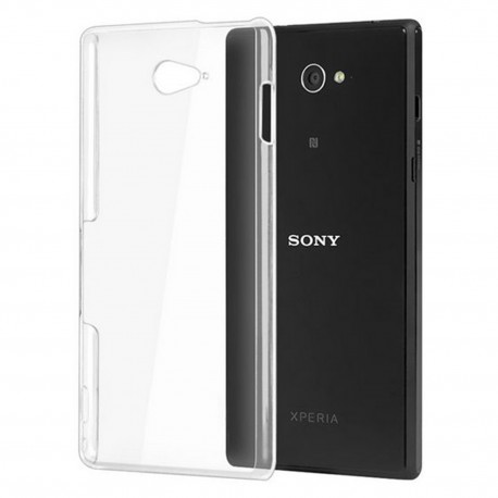 Cover Morbida per Experia M2  Sony Serie ULTRASOFT Stileitaliano® in TPU Trasparente
