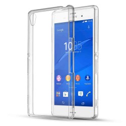 Cover Morbida per  Experia Z3 d6603 Sony Serie ULTRASOFT Stileitaliano in silicone TPU sottile Trasparente