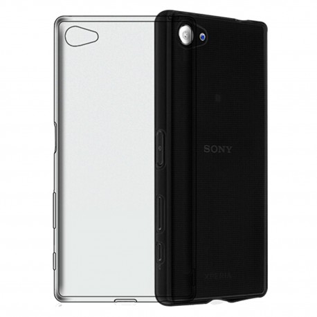 Cover Morbida per Sony Z5 Compact Serie ULTRASOFT Stileitaliano® in TPU Trasparente