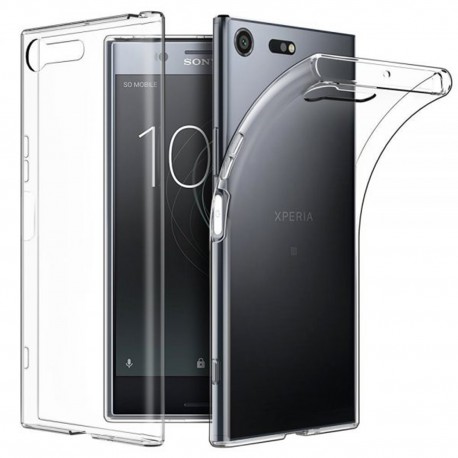 Cover Morbida per Sony Xperia XZ1 compact Serie ULTRASOFT Stileitaliano® in TPU Trasparente