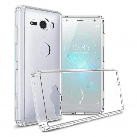 Cover Morbida per Sony Xperia XZ2 Compact Serie ULTRASOFT Stileitaliano® in TPU Trasparente