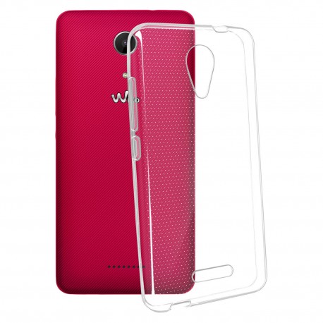 Cover Morbida per Wiko Tommy 2 Serie ULTRASOFT Stileitaliano® in TPU Trasparente