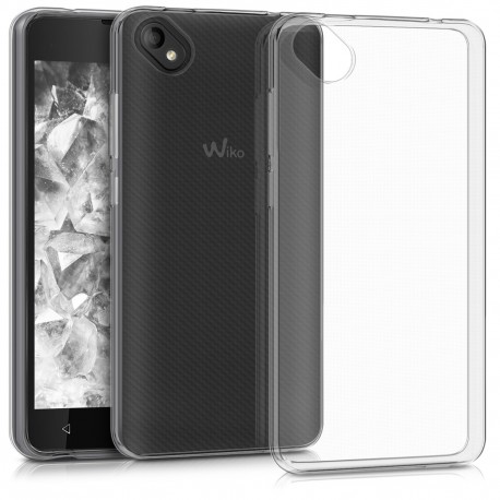 Cover Morbida per Wiko Sunny 2 Plus Serie ULTRASOFT Stileitaliano® in TPU Trasparente
