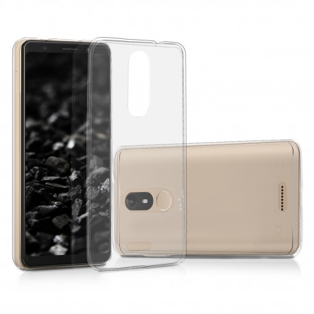 Cover Morbida per Wiko View Lite Serie ULTRASOFT Stileitaliano® in TPU Trasparente