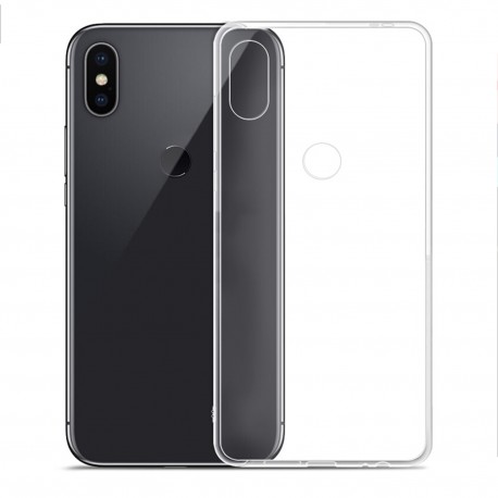 COVER MORBIDA PER XIAOMI MI 8 ULTRASOFT Stileitaliano®  IN SILICONE TRASPARENTE