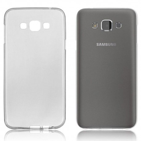 COVER MORBIDA PER GALAXY E5 E500  Samsung ULTRASOFT Stileitaliano®  IN SILICONE TRASPARENTE