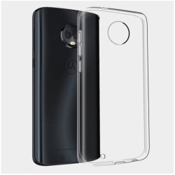 COVER MORBIDA PER MOTO G6  MOTOROLA ULTRASOFT Stileitaliano®  IN SILICONE TRASPARENTE